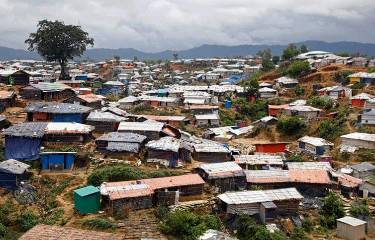 Cox’s Bazar in Bangladesh where the bulk of the Rohingya refugees are settled