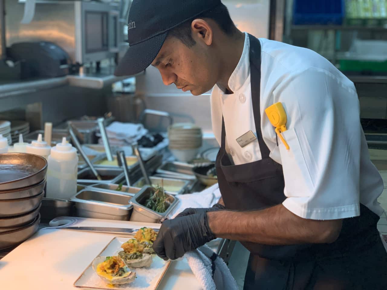 Manoj Rathod worked as a chef at a high end restaurant in Sydney.  