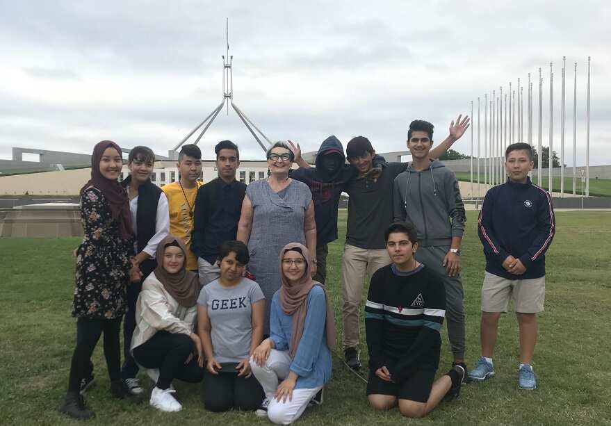 Young refugees involved in the Sydney Treehouse Theatre will perform their own stories at Parliament House. 