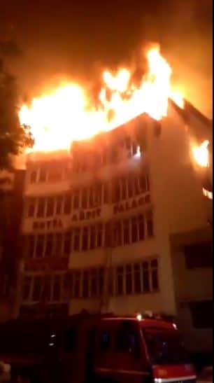 More than 20 fire crews were dispatched to the scene, officials said.