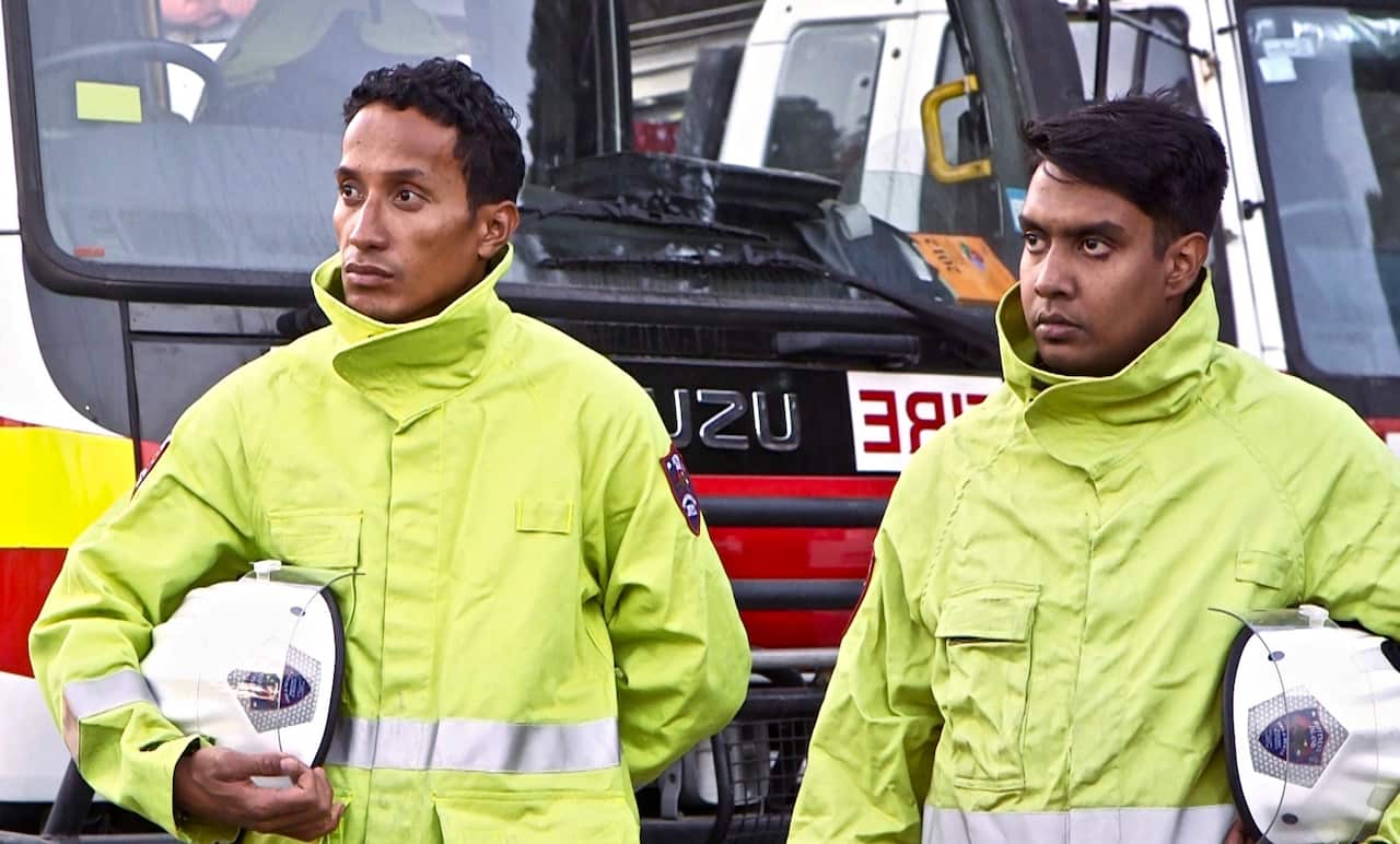 Many of the volunteers are temporary workers