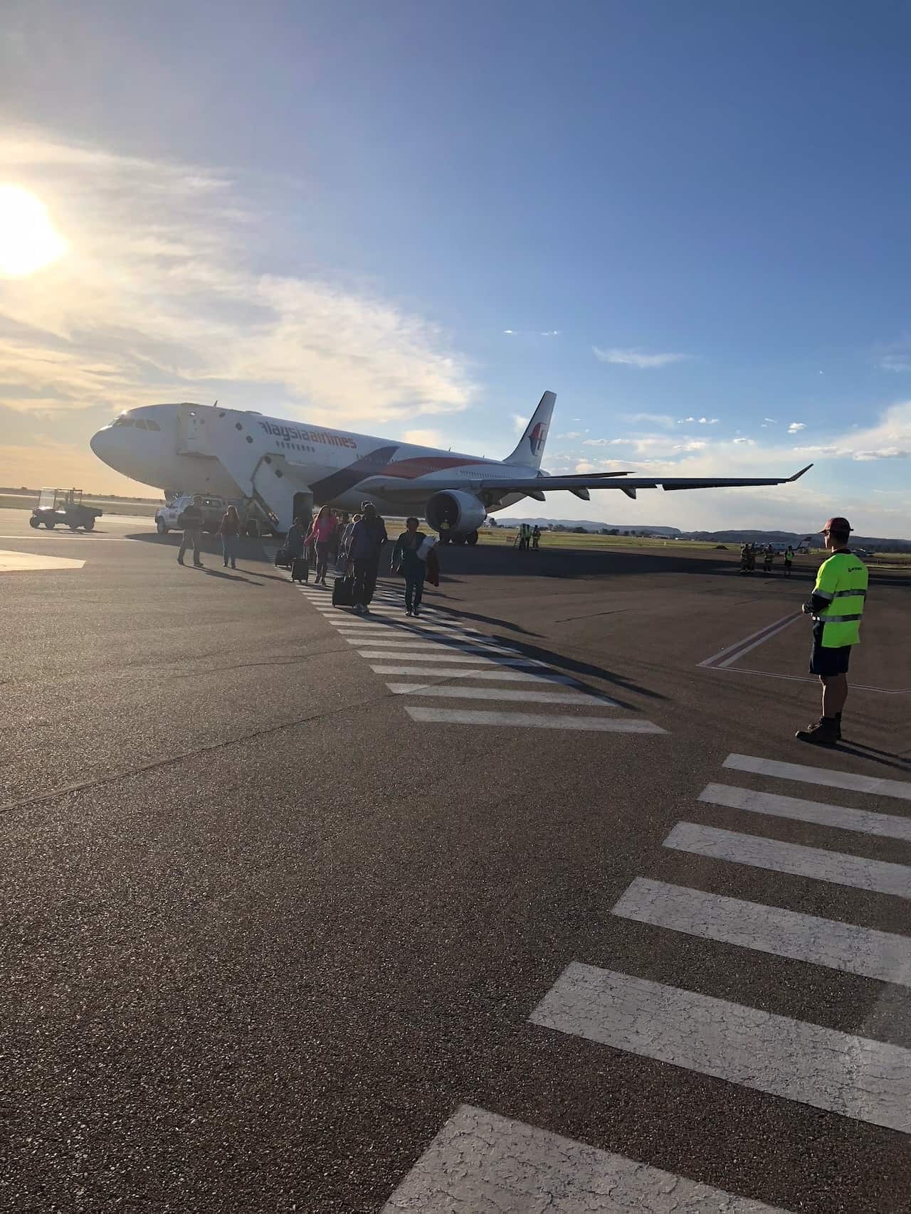 Malaysia Airlines flight MH122.