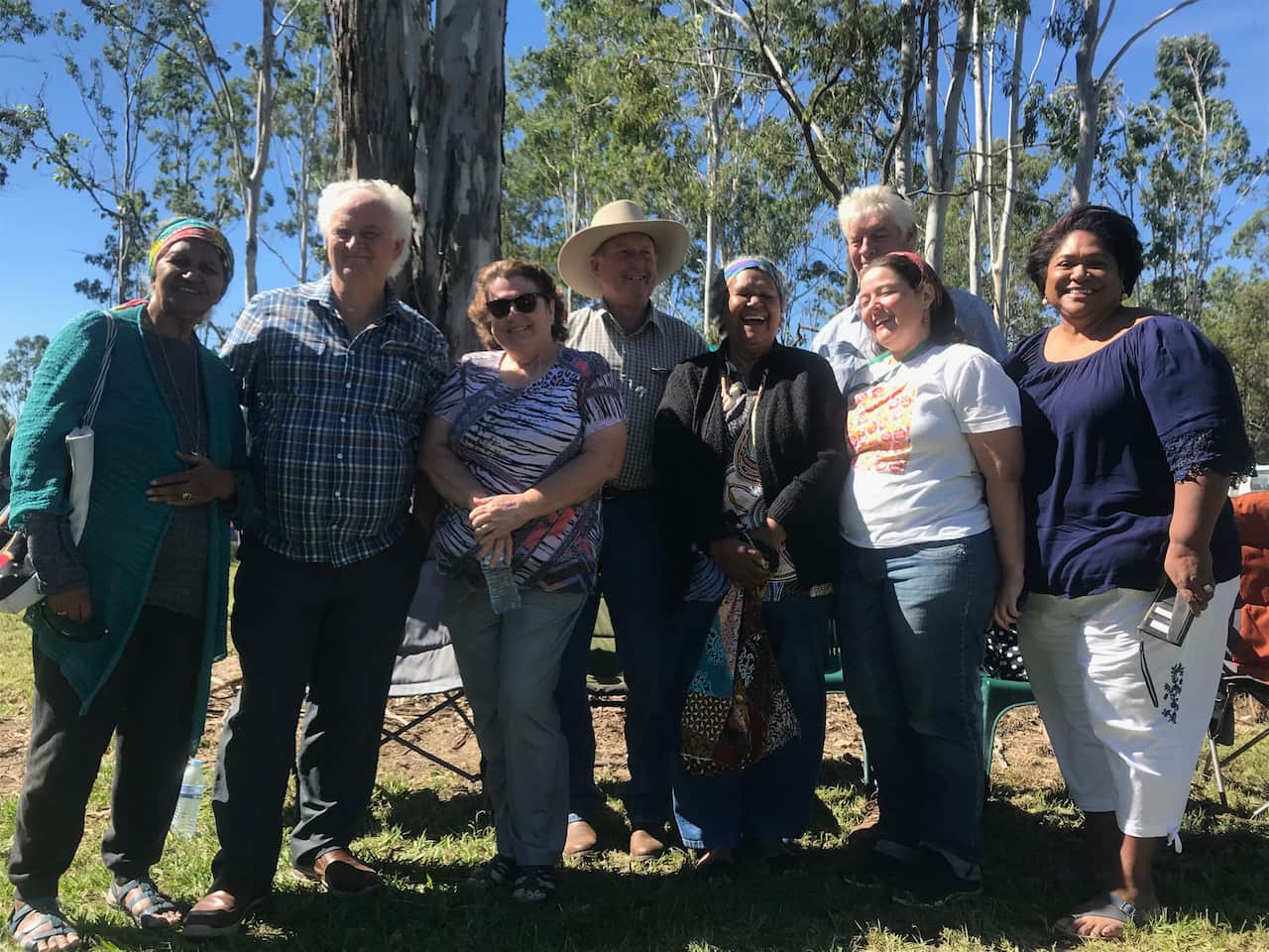 Flynn locals gathered at the Miriam Vale rodeo to discuss politics with SBS News. 