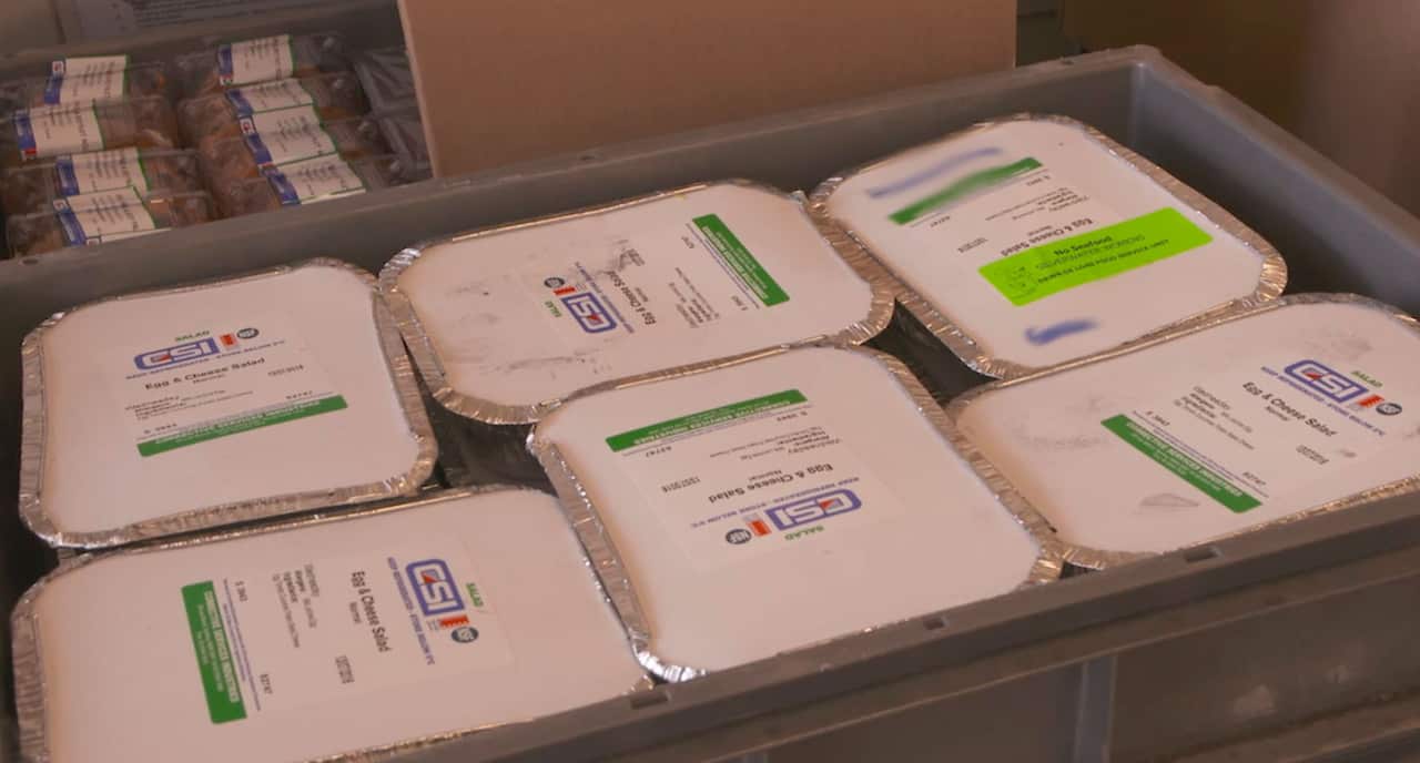 Salads at the prison