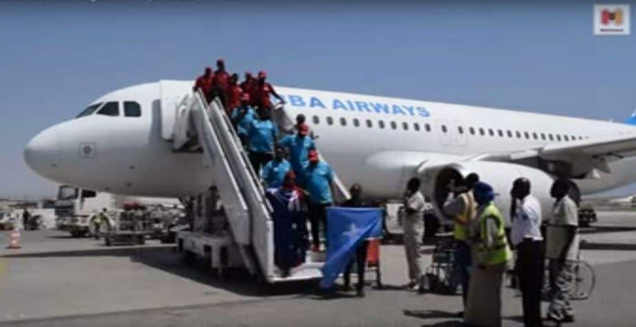 For many in the group it was their first visit to Somalia. 