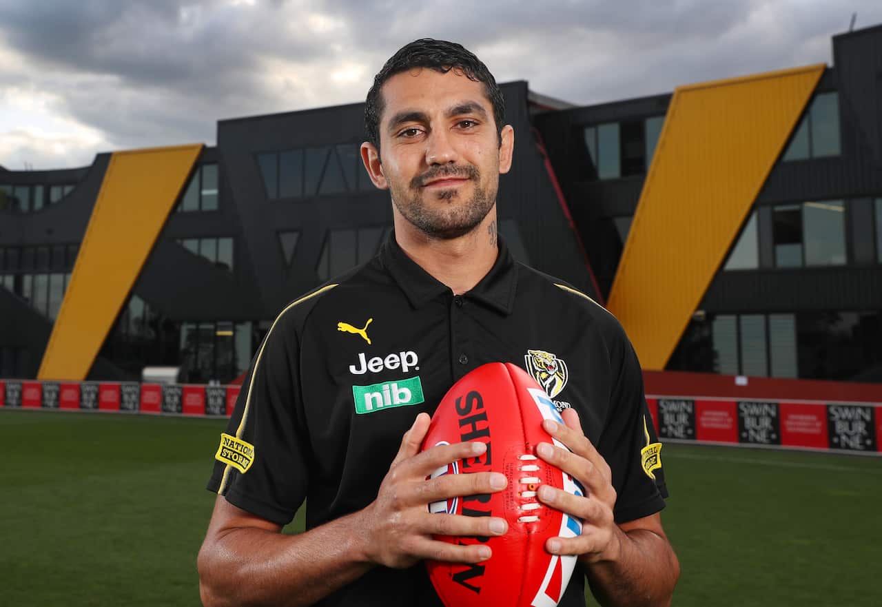 Marlion Pickett will make his AFL debut this weekend, running out for the Tigers. 
