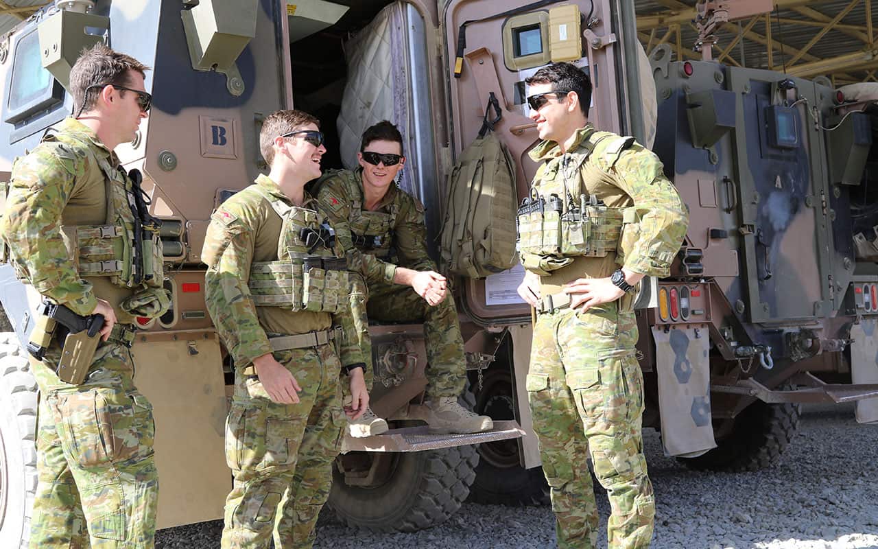 Force Protection Element Soldiers from 3RAR.
