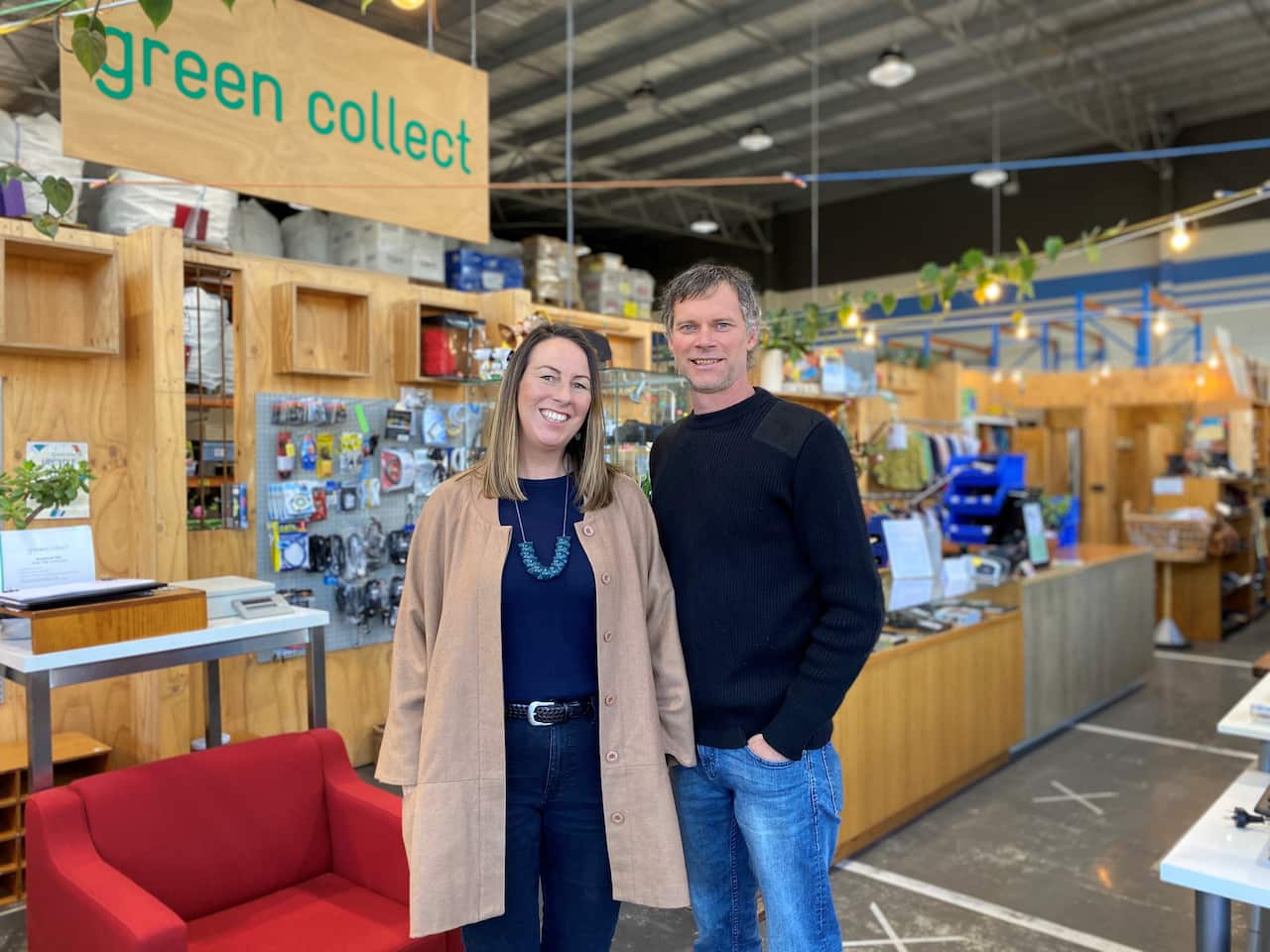Green Collect Co-Founders Sally Quinn and Darren Andrews.
