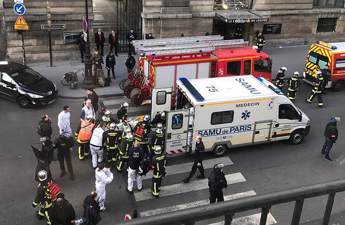France machete Louvre attack