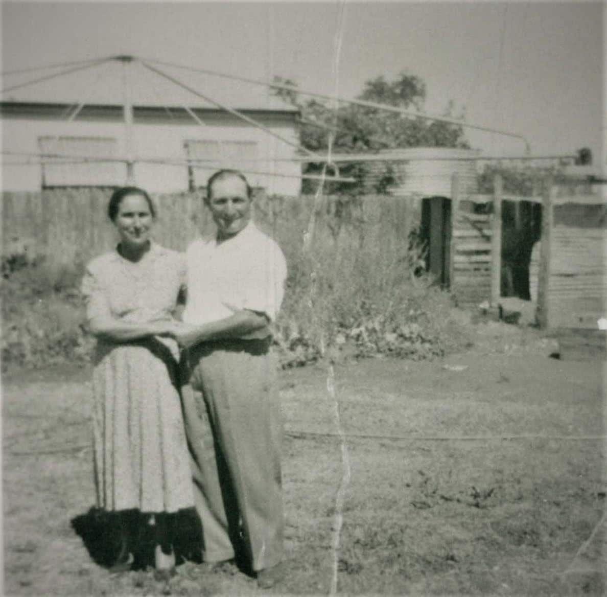 Calabria Family Wines founders Francesco and Elisabetta.