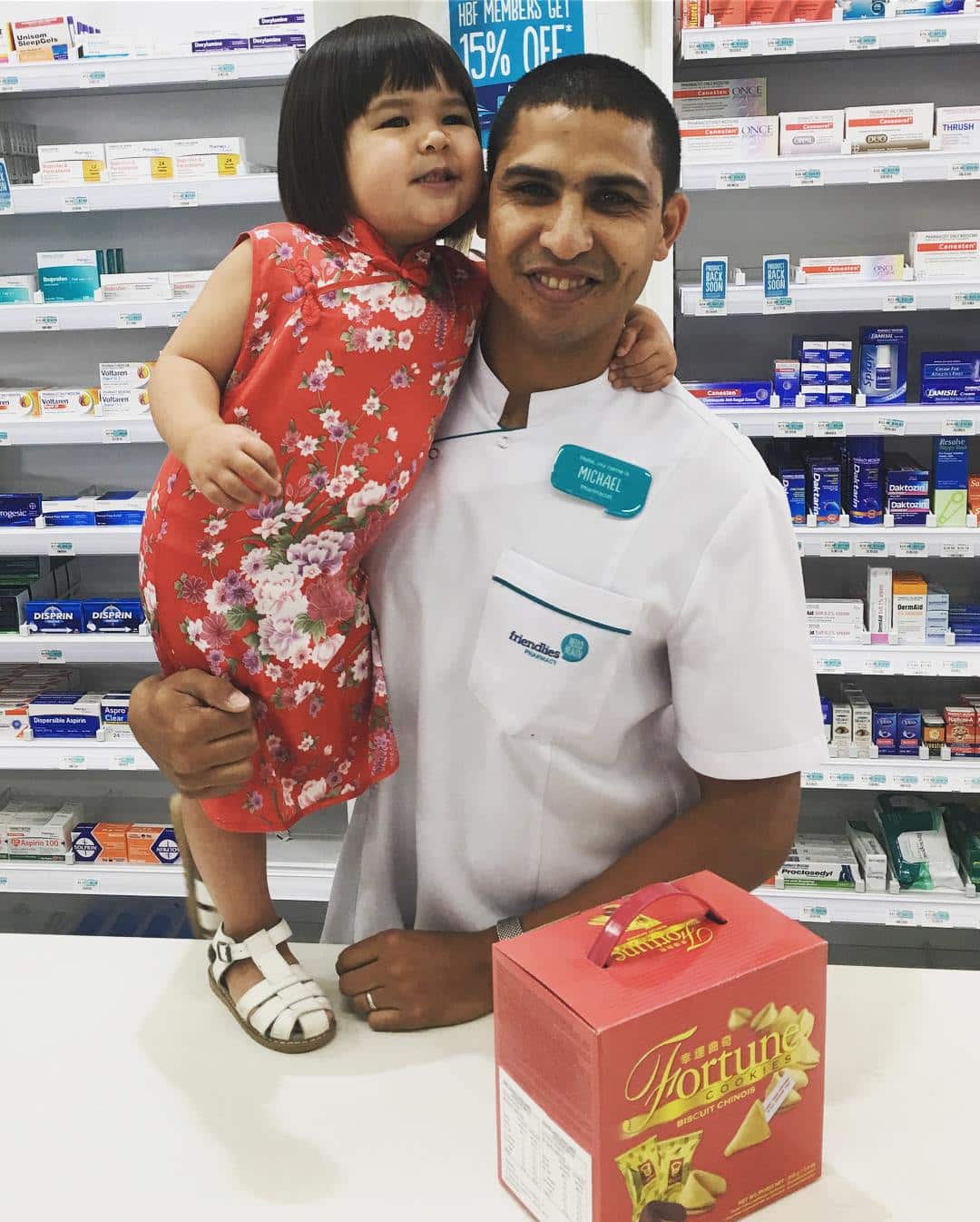 Michael and his daughter. 