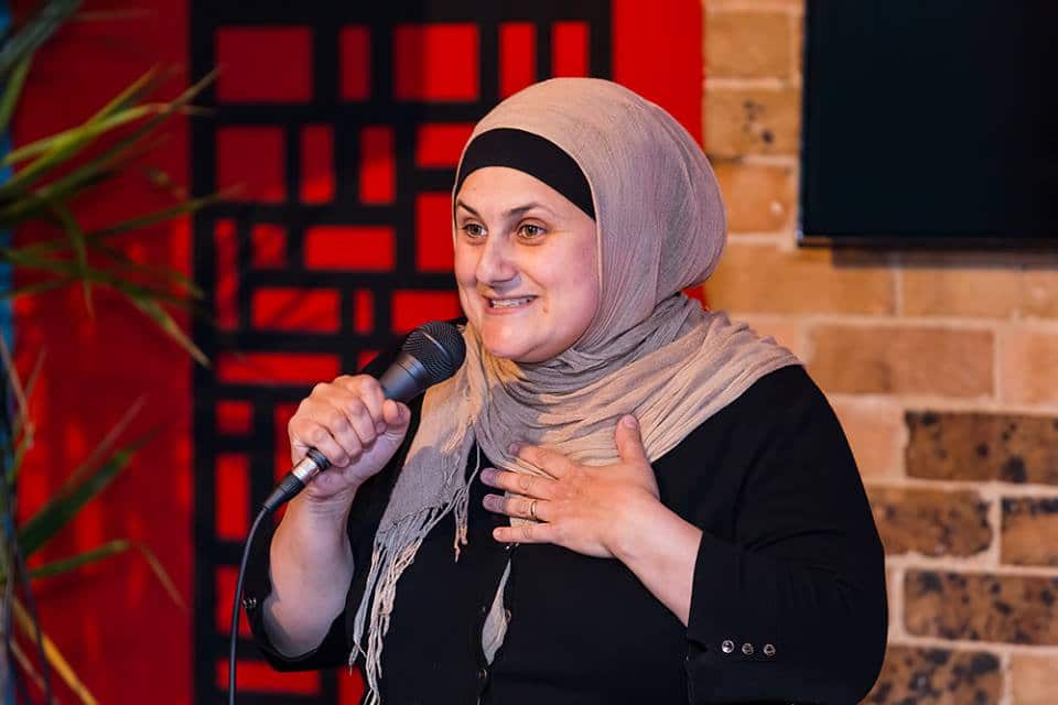 Comedian Frida DeGuise