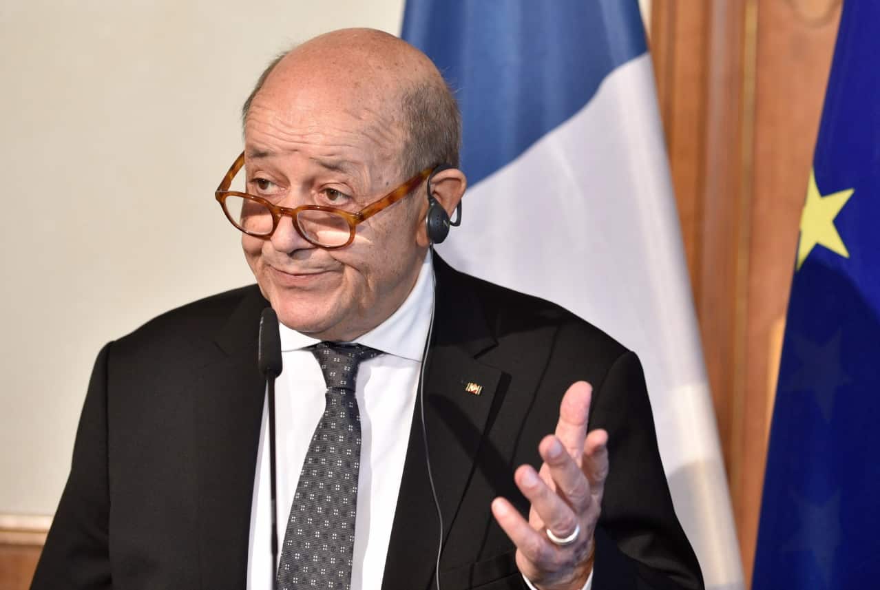 French Foreign Minister Jean-Yves Le Drian.