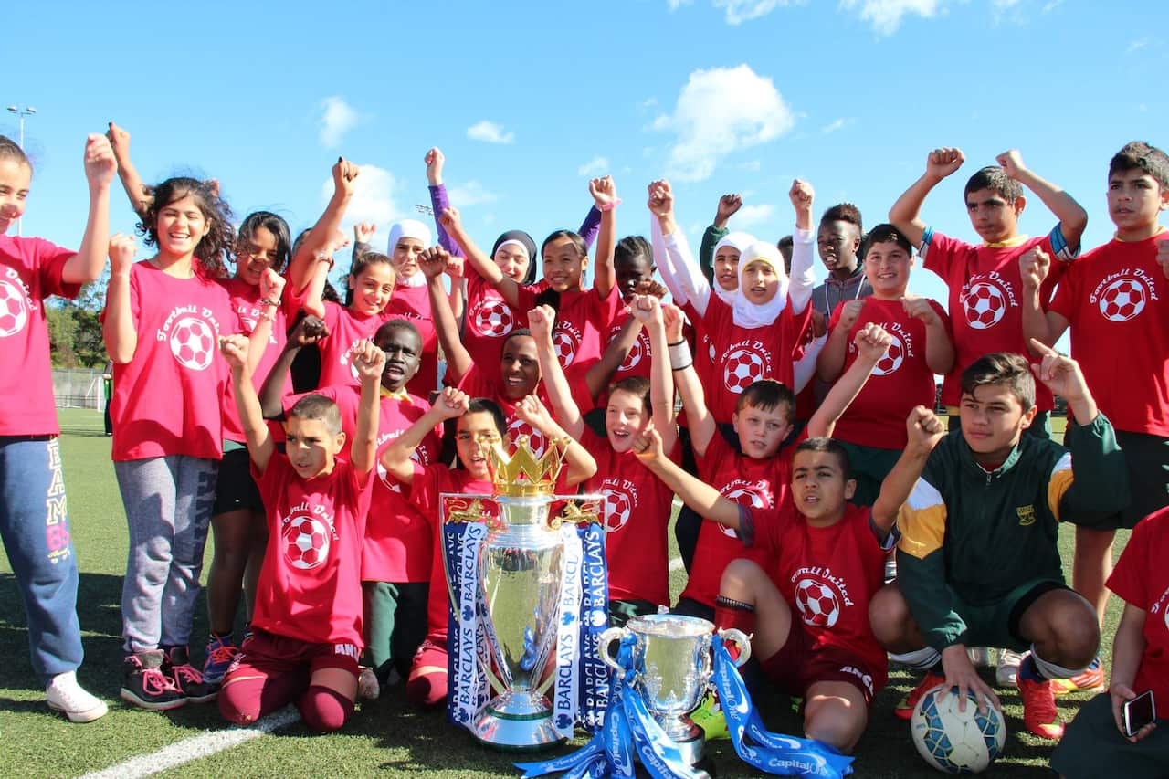 Football United provides free afterschool drop off football programs, initiatives that use football to teach life skills.