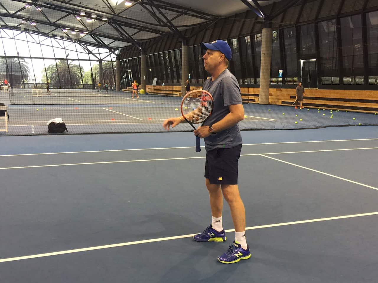 Tennis Australia wheelchair tennis coach Greg Crump