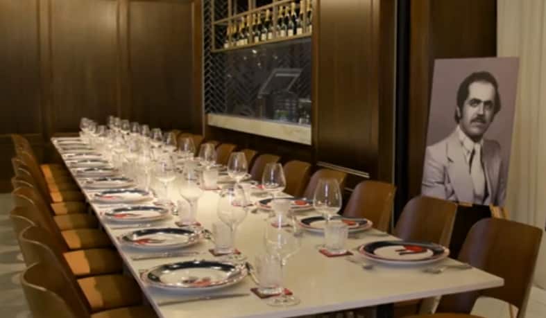 The private dining area stood empty for several months.