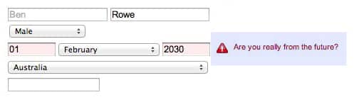 Online form