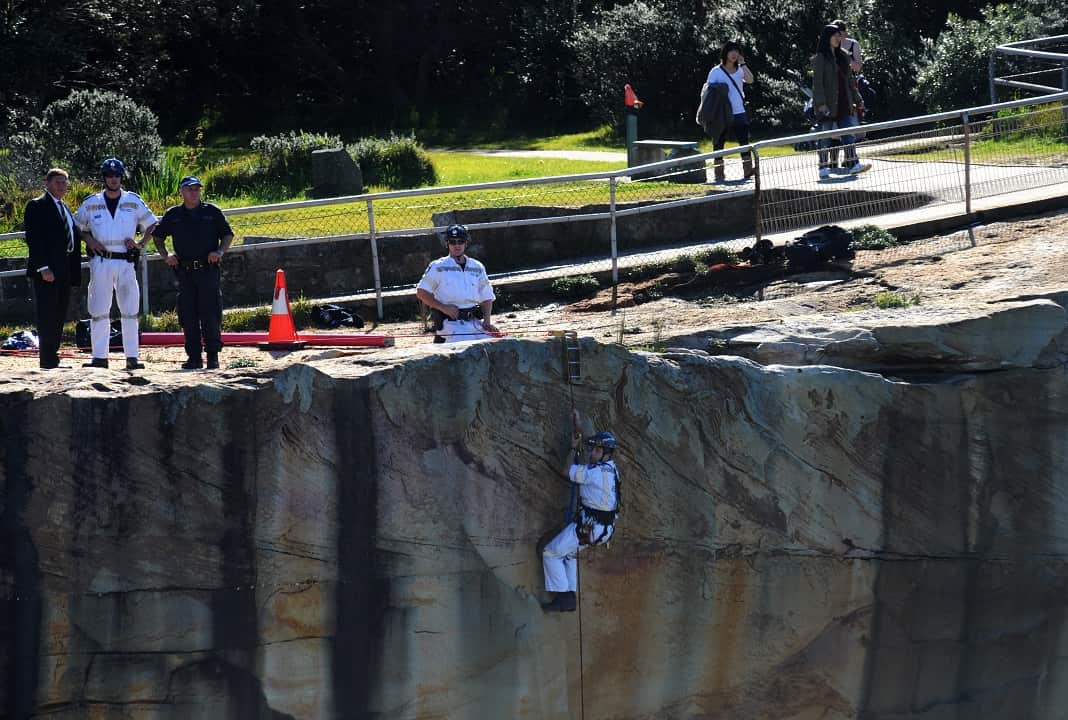 July 30, 2008: A jury spent 90 minutes inspecting the area where Caroline Byrne's body was found.