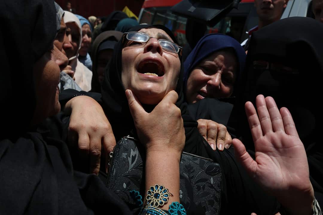 Funeral of Palestinian nurse Razan Al-Najar