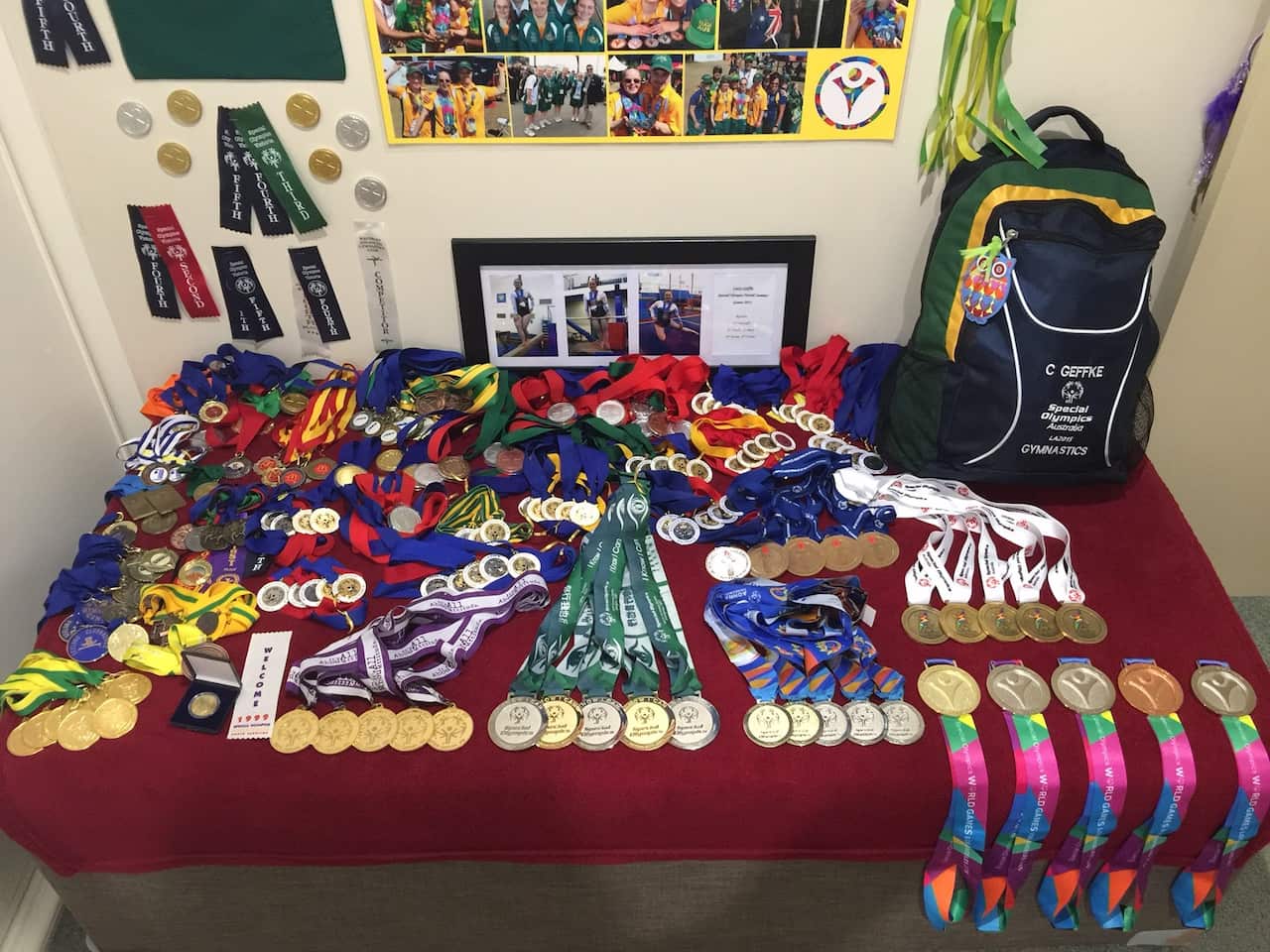 Gymnast, Cassy Geffke's medals 
