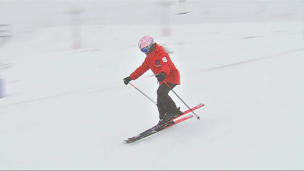 Mikayla George Skiing