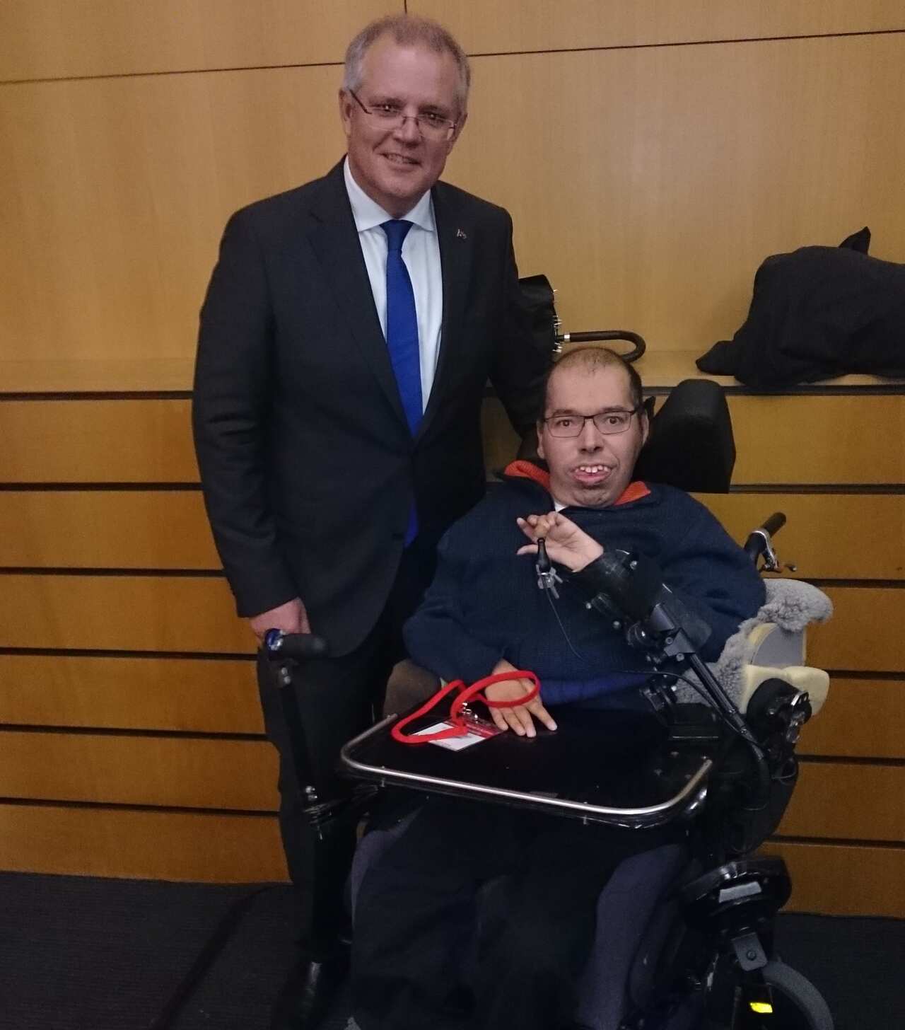George Taleporos with Scott Morrison 