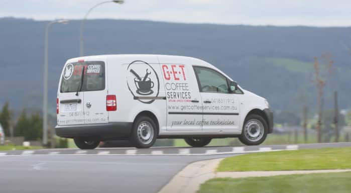 Mark Ure's G.E.T Coffee van.