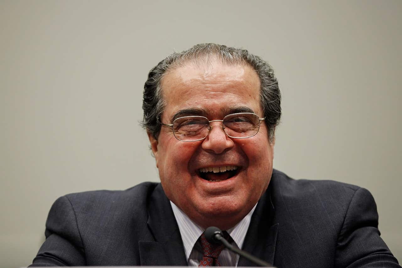 Antonin Scalia in Washington DC.