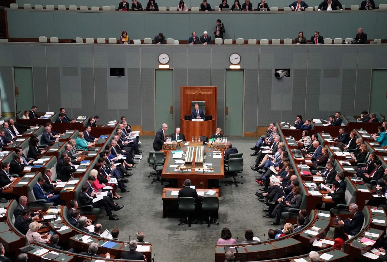 Question Time in the House of Representatives.
