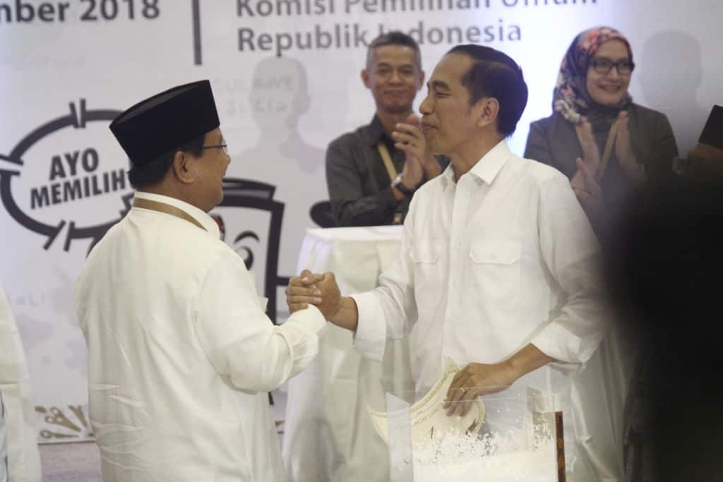 Joko Widodo and Prabowo Subianto