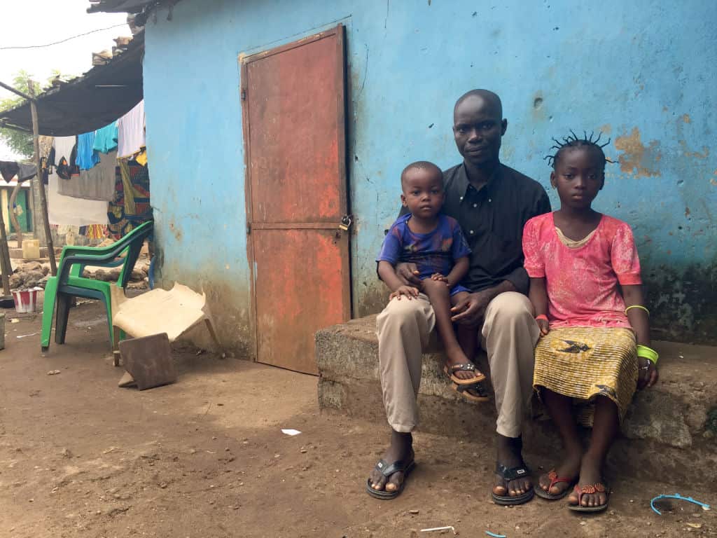 Some members of Camara Fode Abass' family contracted Ebola and didn't survive.