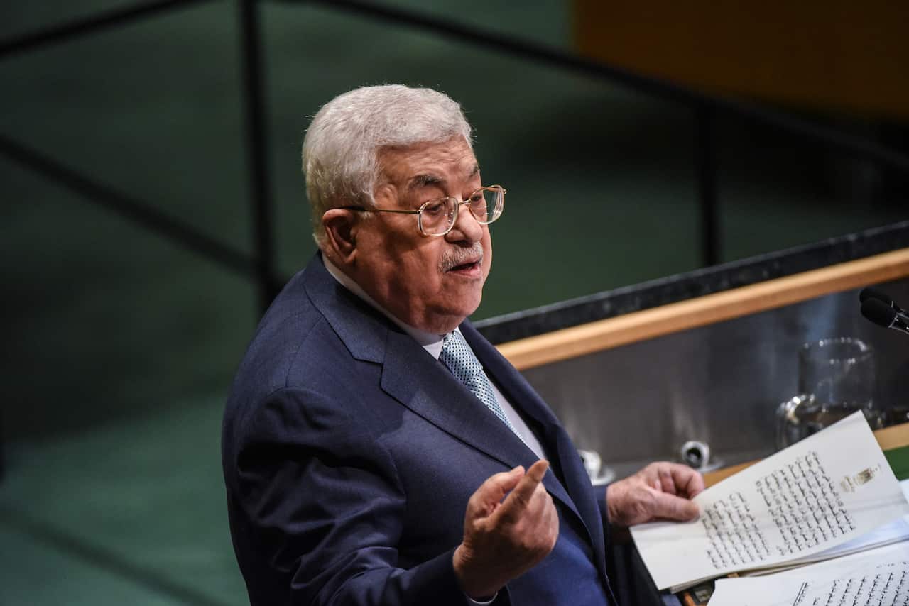 Mahmoud Abbas, President of Palestine.
