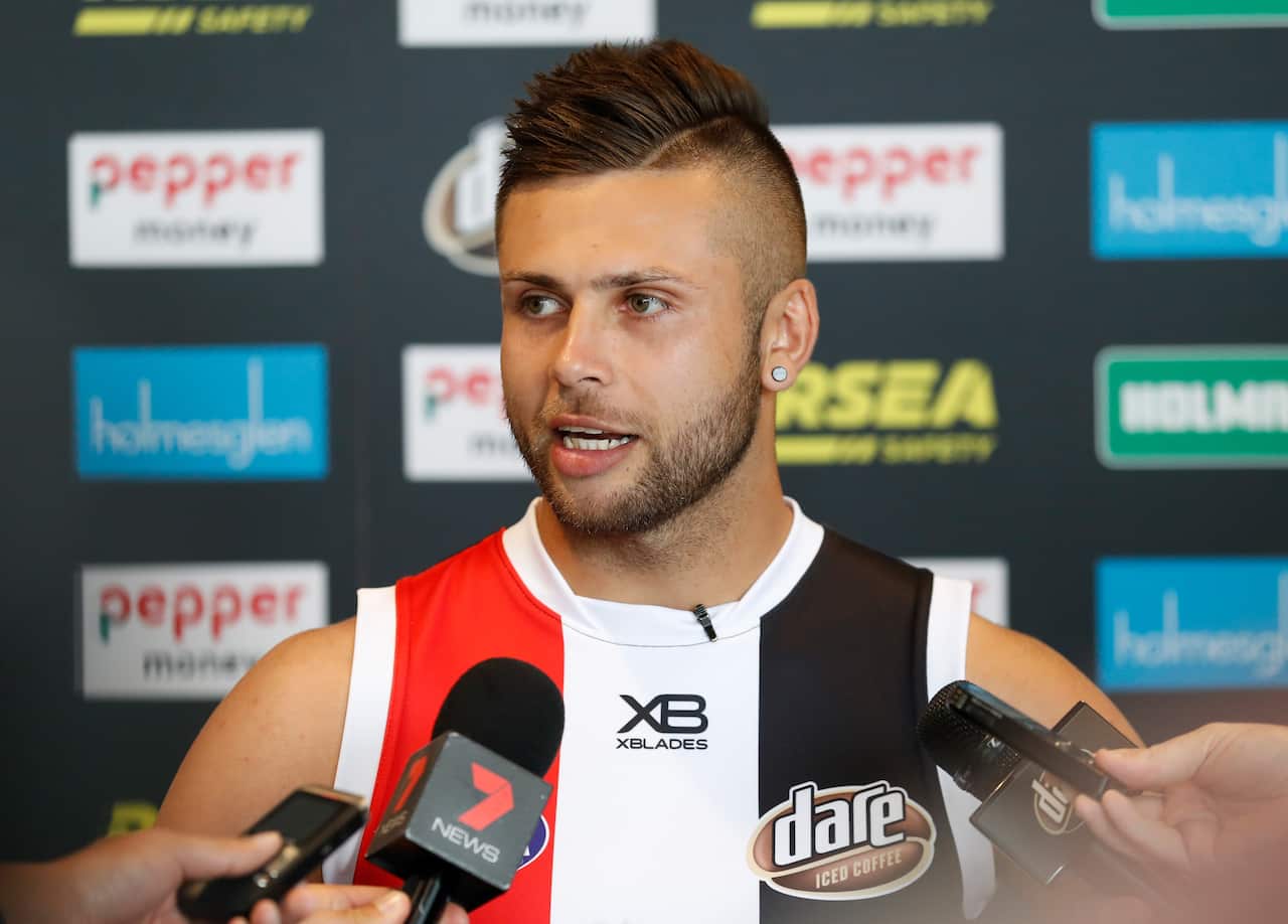 North Adelaide player Robbie Young.