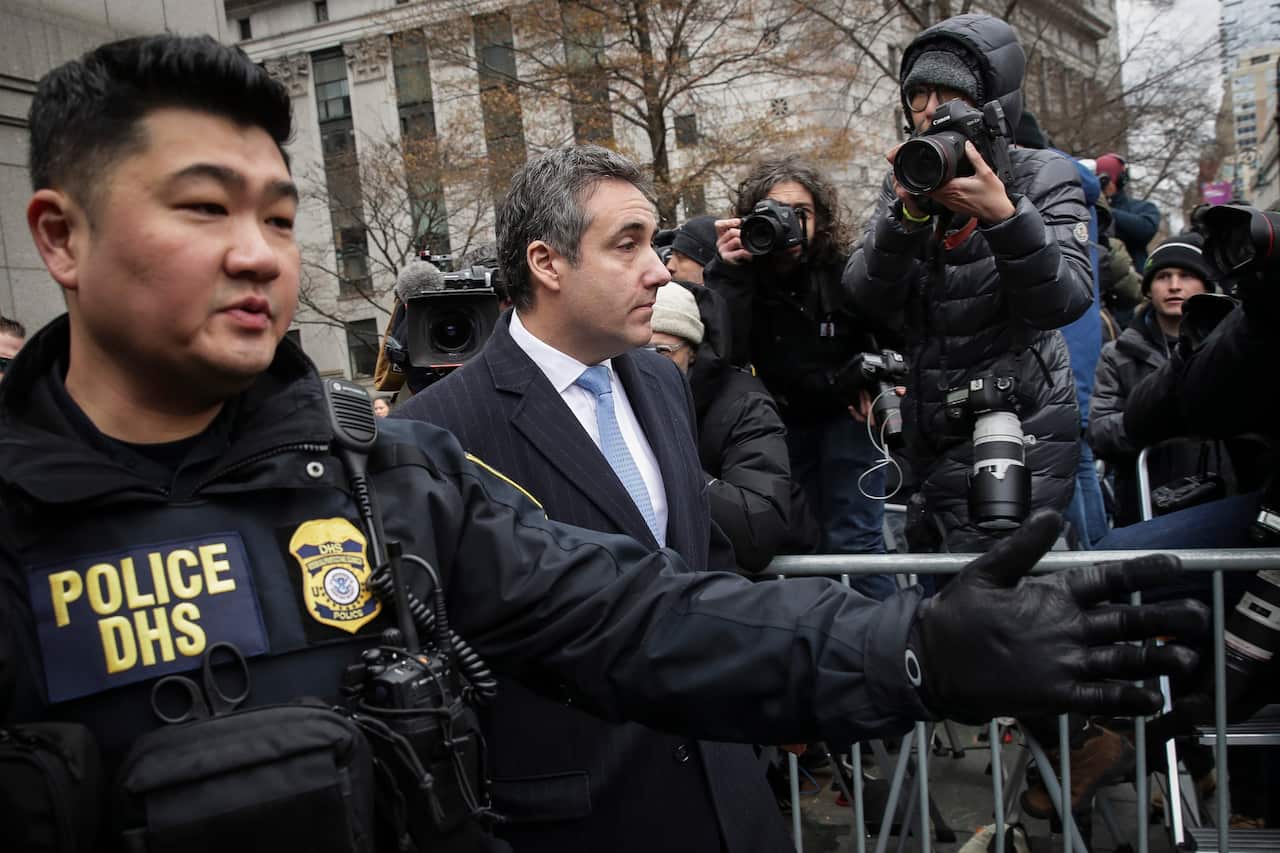 Former Trump Lawyer Michael Cohen Attends His Sentencing Hearing