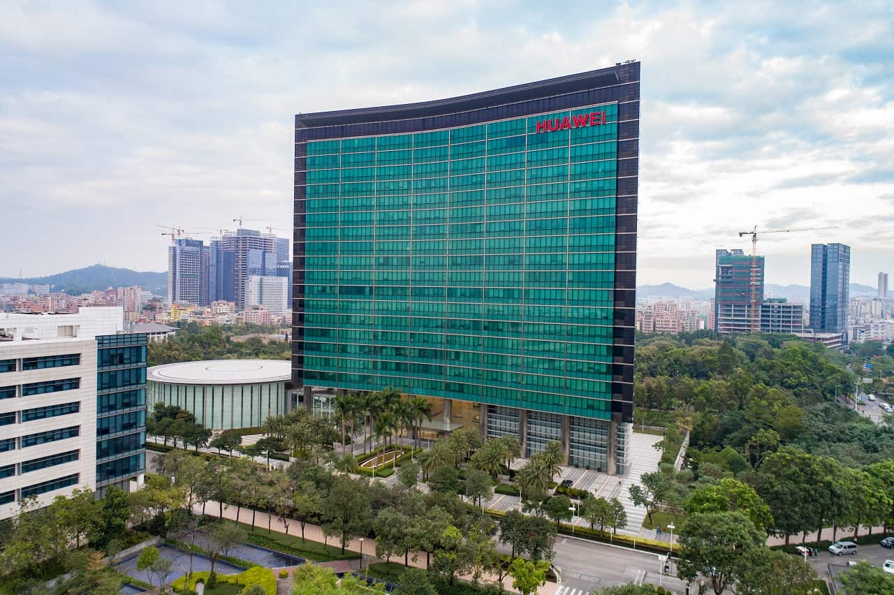Huawei Global Headquarters in Shenzhen, China.