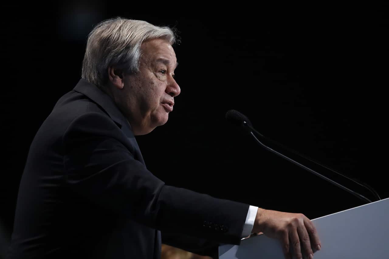 Antonio Guterres, Secretary-General of the Untied Nations.