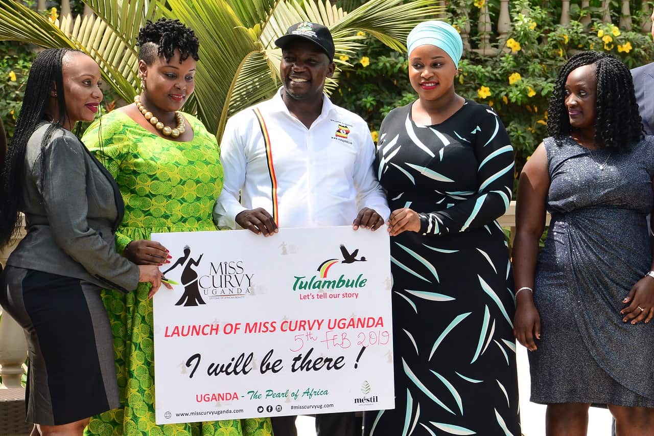 The launch of the Miss Curvy beauty contest in capital Kampala this week.