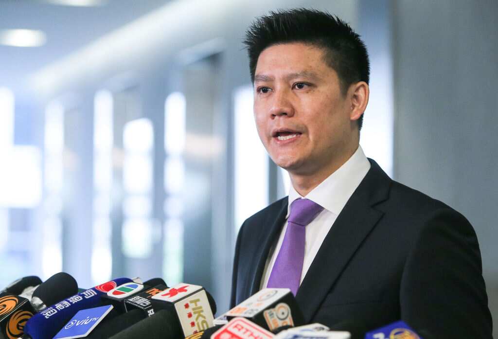 Hong Kong Lawmaker Jeremy Tam.