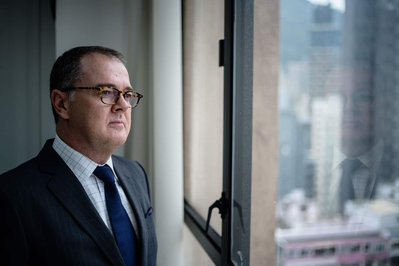 Michael Vidler, the lawyer for two young Saudi sisters.