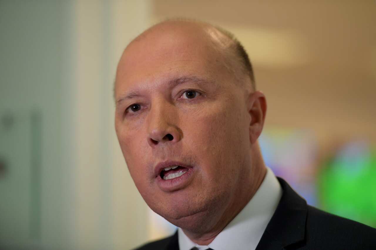 Home Affairs Minister Peter Dutton.