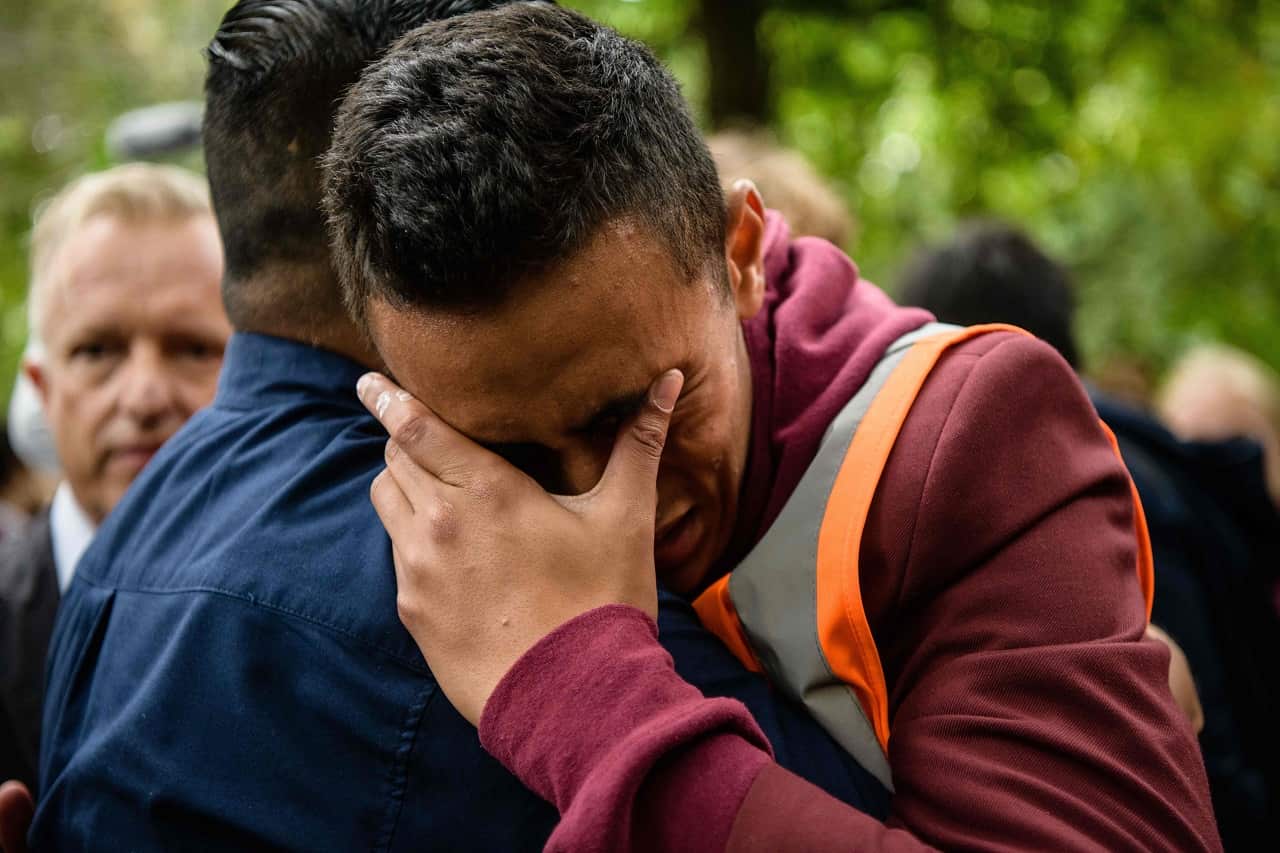 A vigil in Christchurch after the attacks.