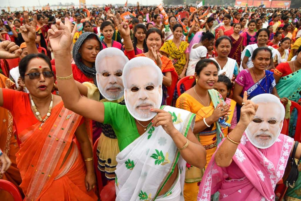 Narendra Modi masks