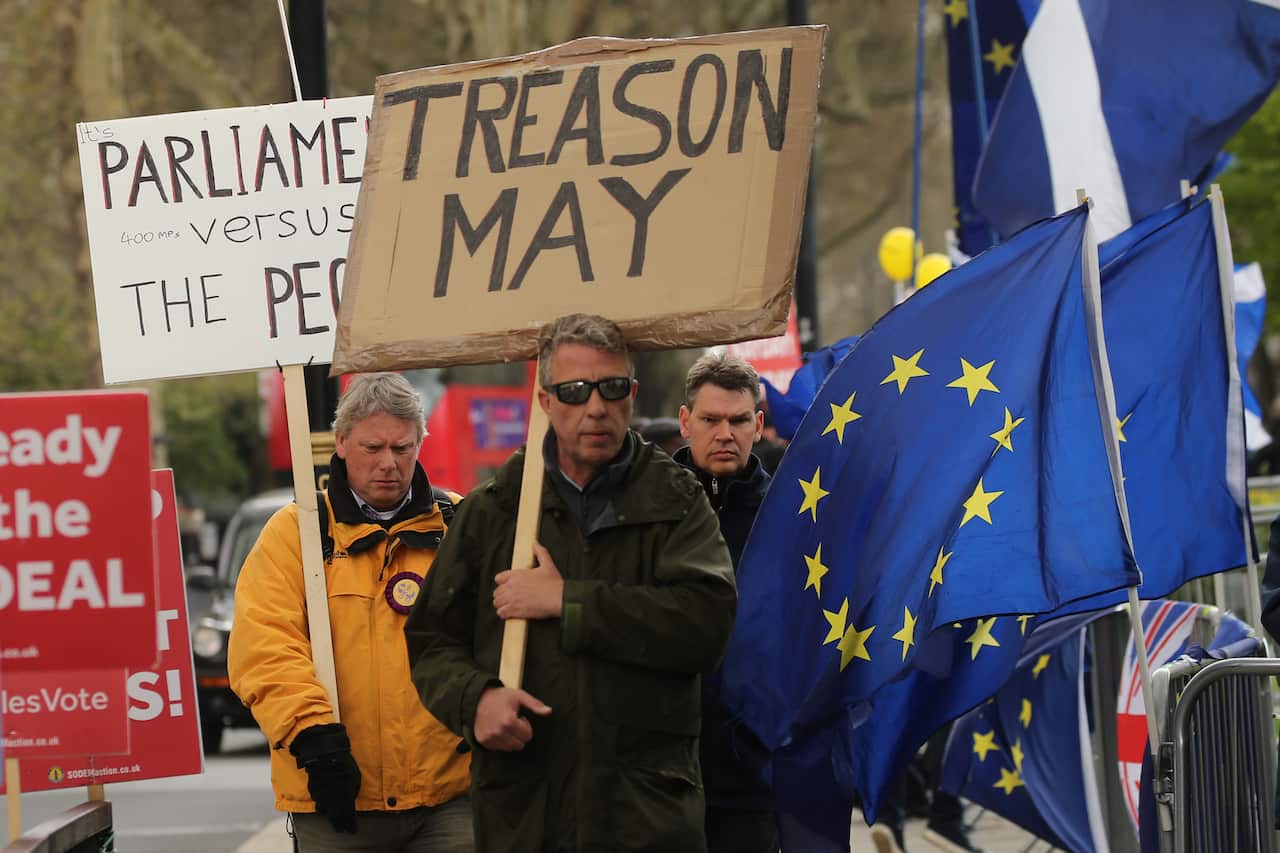 The tightly fought referendum was won by the leave campaign, 52-48.