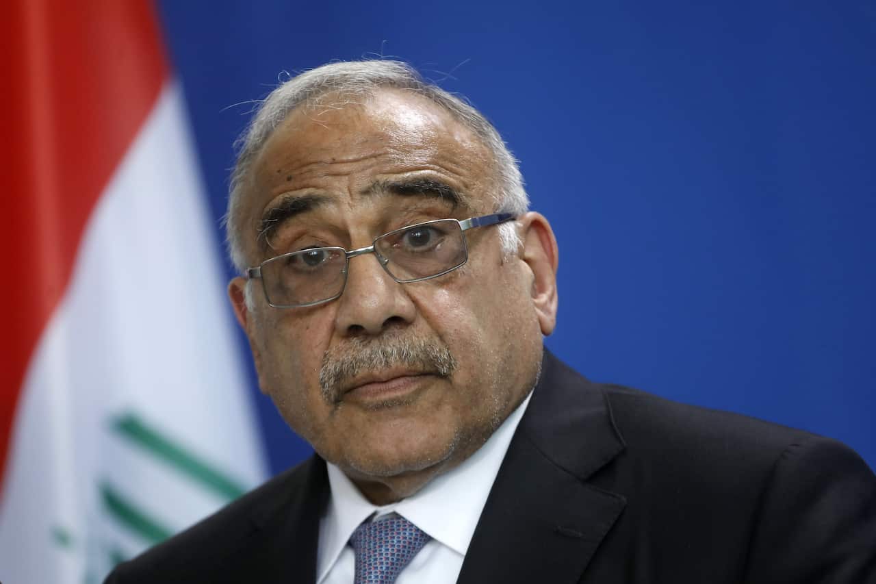 Iraqi Prime Minister Adil Abdul-Mahdi.