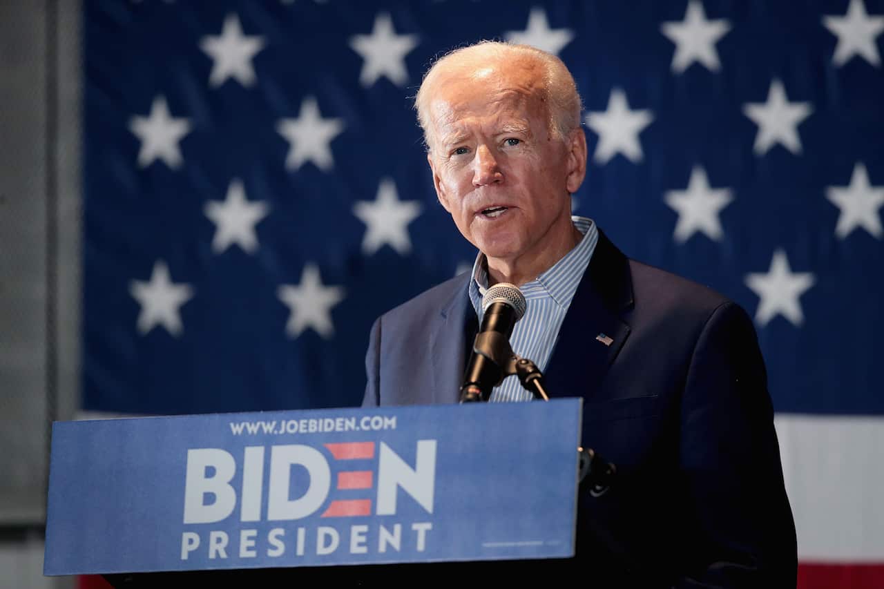 Democratic presidential candidate and former vice president Joe Biden.