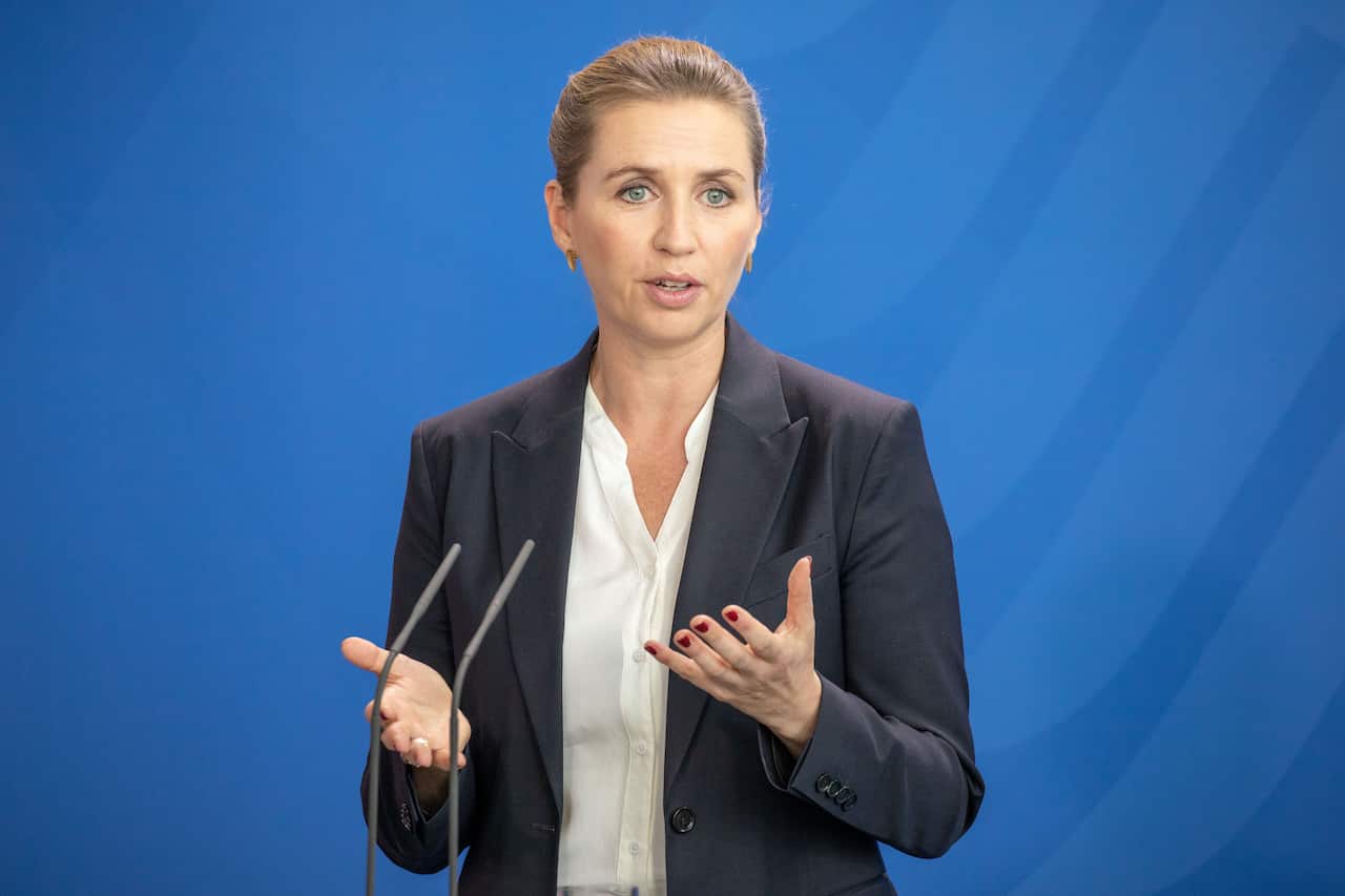 Danish Prime Minister Mette Frederiksen.