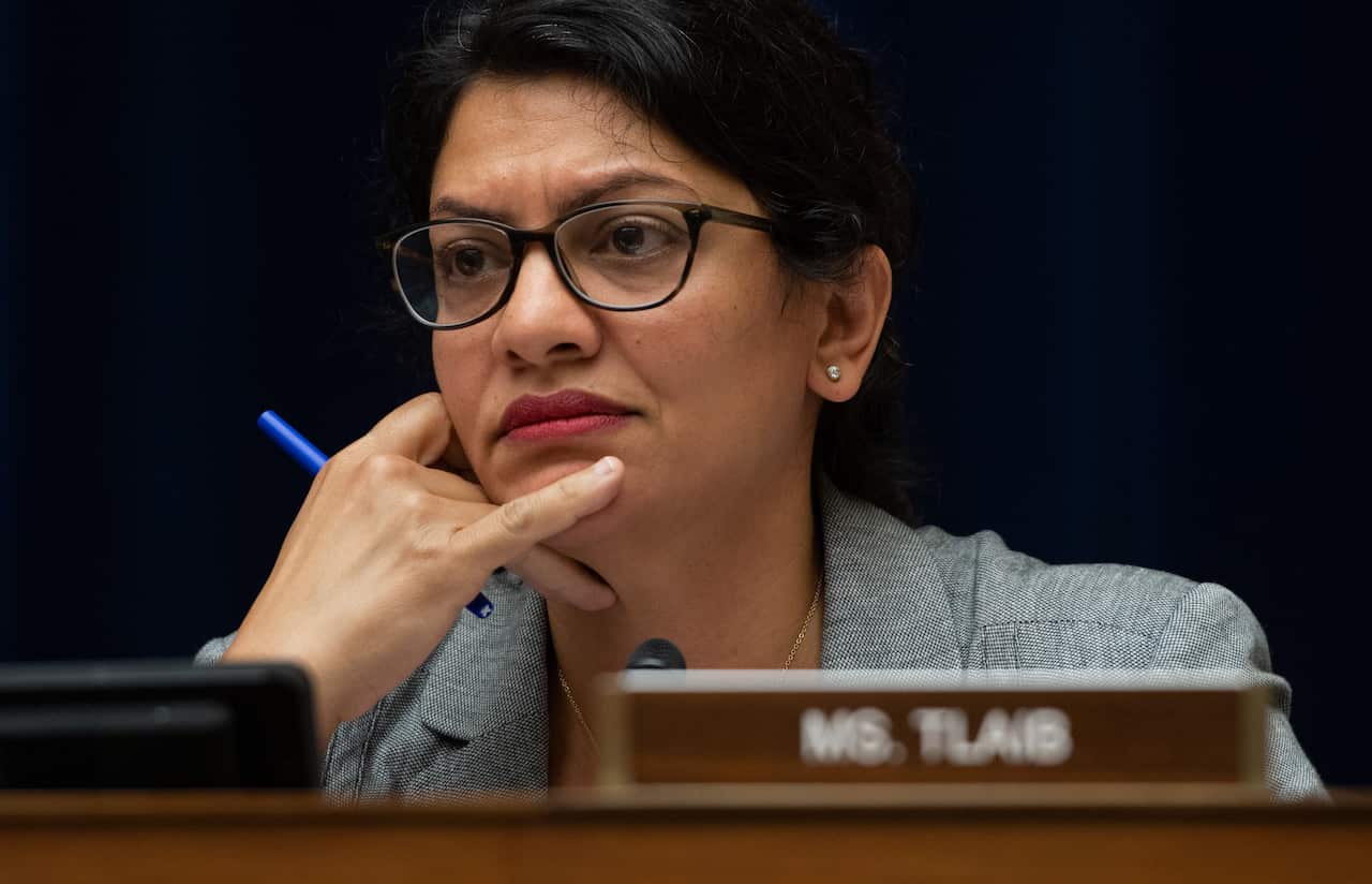US Representative Rashida Tlaib.