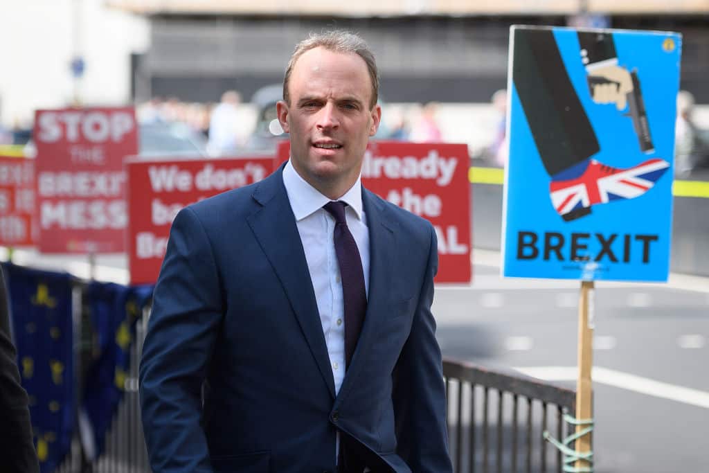 Mr Raab served as Brexit minister under former Prime Minister Theresa May.