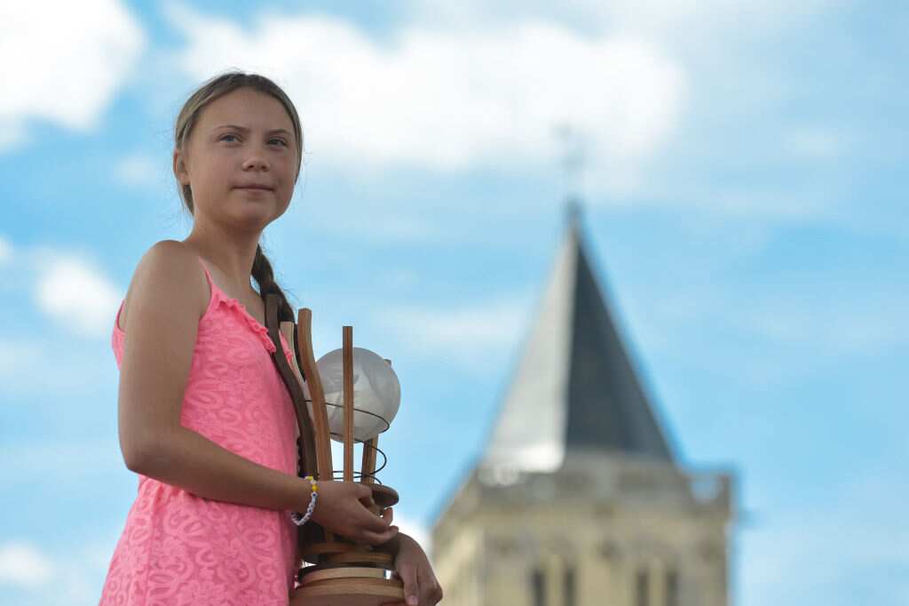 Activist Greta Thunberg was awarded the 2019 Freedom Award in France.