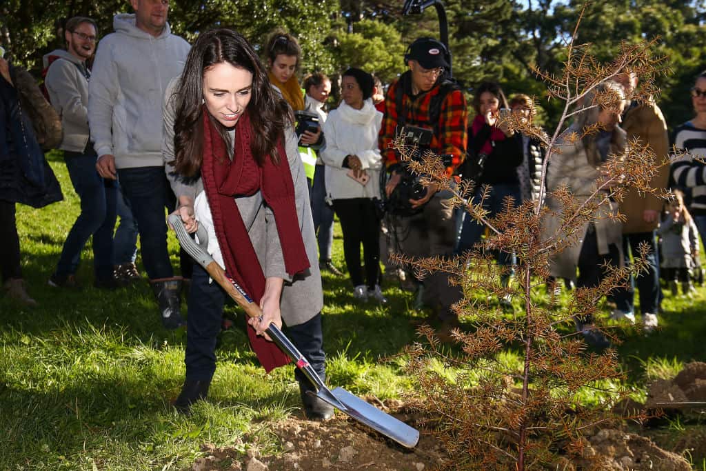 Prime Minister Jacinda Ardern Attends Matariki Tree Planting Event